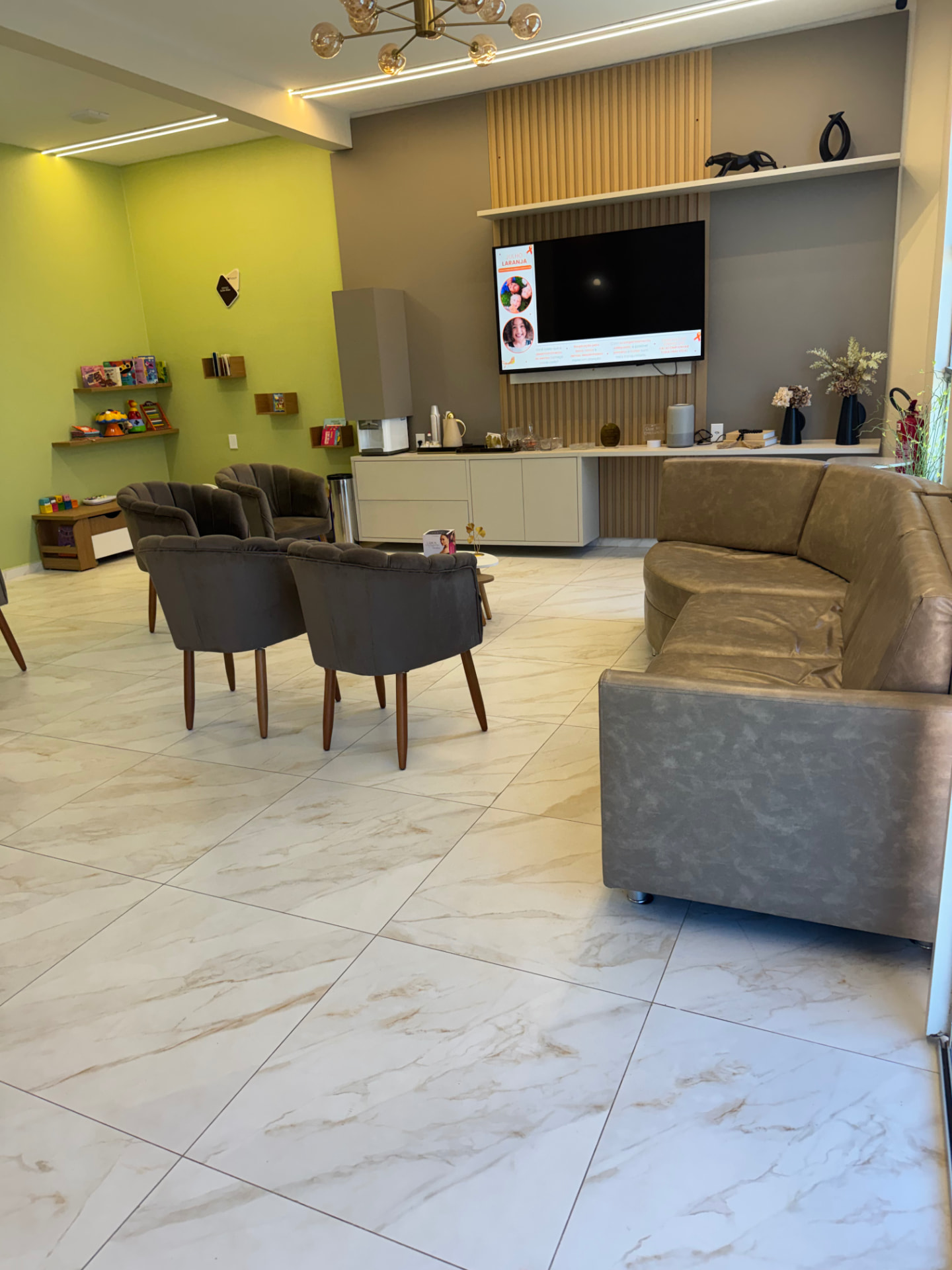 Recepção e Sala de Espera